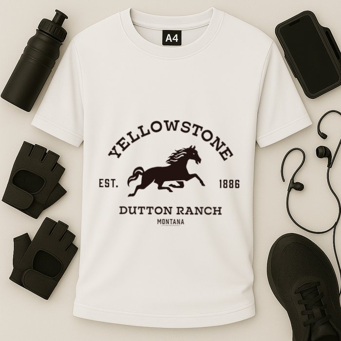 Yellowstone D.U.T.T.O.N Ranch With Horse Performance Shirt