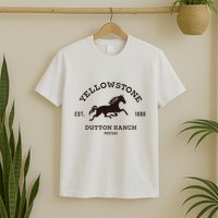 Yellowstone D.U.T.T.O.N Ranch With Horse T-Shirt