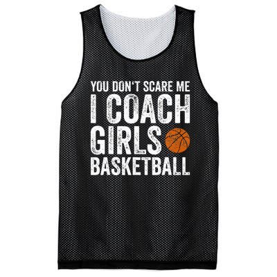 You Dont Scare Me I Coach Basketball Coaches Gifts Mesh Reversible Basketball Jersey Tank