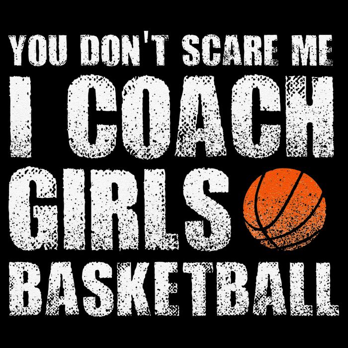 You Don't Scare Me I Coach Girls Basketball Coaches Flat Bill Trucker Hat