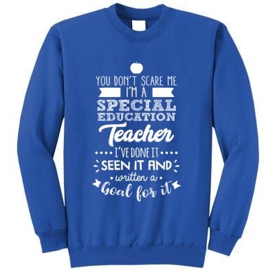 You Don't Scare Me I'm A Special Education Teacher Gift Sweatshirt