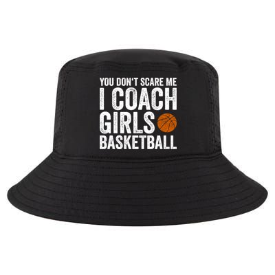 You Don't Scare Me I Coach Basketball Coaches Funny Gift Cool Comfort Performance Bucket Hat