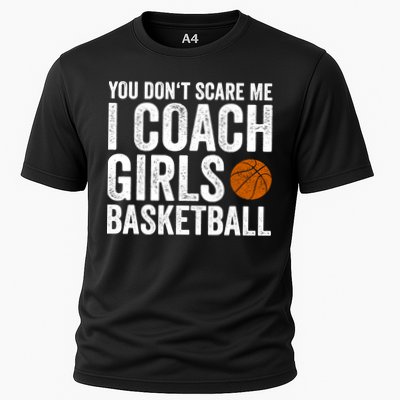 You Don't Scare Me I Coach Basketball Coaches Funny Gift Performance Shirt