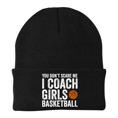 You Don't Scare Me I Coach Basketball Coaches Funny Gift Beanie