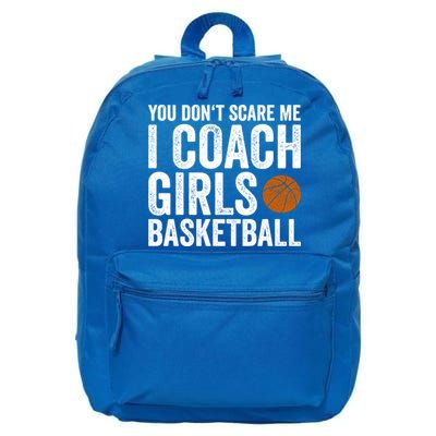 You Don't Scare Me I Coach Basketball Coaches Funny Gift 16 in Basic Backpack