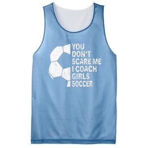 You Dont Scare Me I Coach Soccer Funny Soccer Coach Mesh Reversible Basketball Jersey Tank