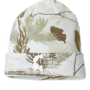 You Dont Scare Me I Coach Soccer Funny Soccer Coach Kati Licensed 12" Camo Beanie