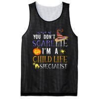 You DonT Scare Child Life Specialist Halloween Saying Fun Mesh Reversible Basketball Jersey Tank