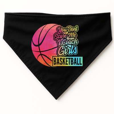 You Don't Scare Me I Coach Basketball Sport Coaching G Gift USA-Made Doggie Bandana