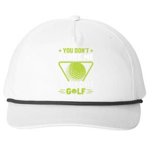 You Don't Scare Me I Coach Girls Golf Funny Golf Coach Golf Lover Girl Golf Snapback Five-Panel Rope Hat