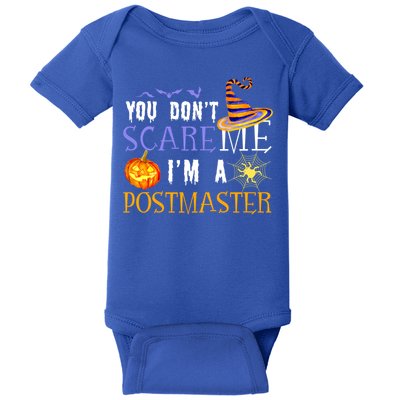 You Don't Scare Me I'm A Postmaster Halloween Matching Funny Gift Baby Bodysuit