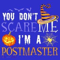 You Don't Scare Me I'm A Postmaster Halloween Matching Funny Gift Tank Top