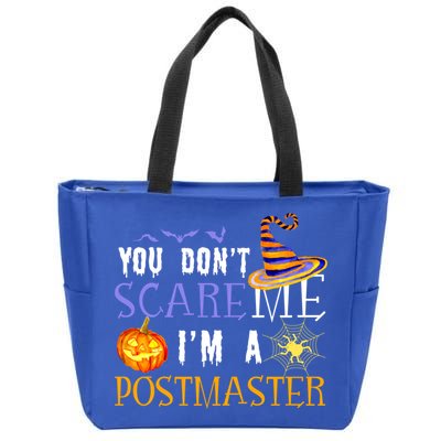 You Don't Scare Me I'm A Postmaster Halloween Matching Funny Gift Zip Tote Bag