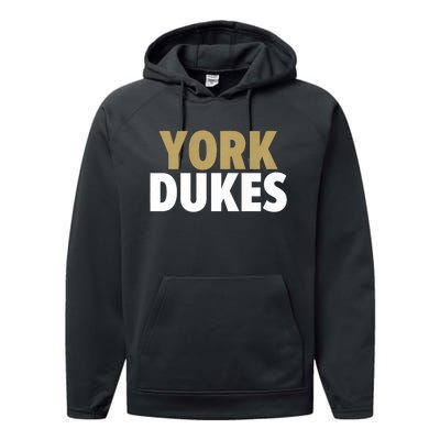 York Dukes School Spirit Performance Fleece Hoodie