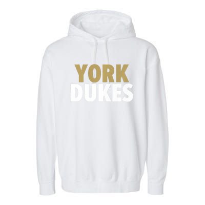 York Dukes School Spirit Garment-Dyed Fleece Hoodie