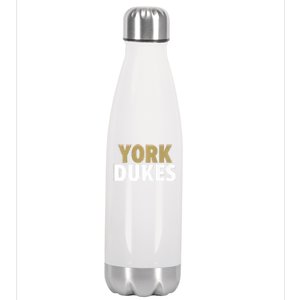 York Dukes School Spirit Stainless Steel Insulated Water Bottle