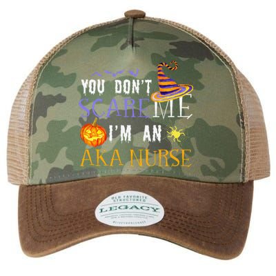 You DonT Scare Aka Nurse Halloween Saying Fun Legacy Tie Dye Trucker Hat