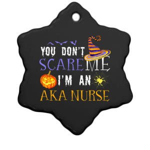 You DonT Scare Aka Nurse Halloween Saying Fun Ceramic Star Ornament