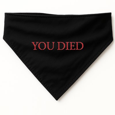You Died Souls Video Game USA-Made Doggie Bandana