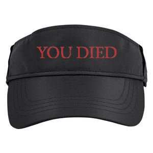 You Died Souls Video Game Adult Drive Performance Visor