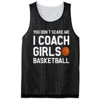 You Don't Scare Me I Coach Girls Basketball Shirt Sport Gift Mesh Reversible Basketball Jersey Tank