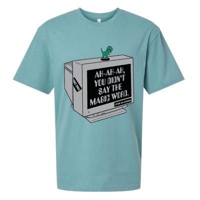 You Didn't Say The Magic Word T Rex Sueded Cloud Jersey T-Shirt