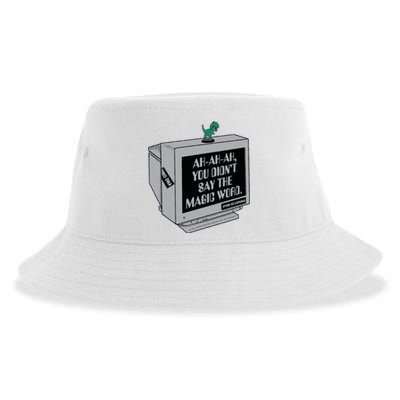 You Didn't Say The Magic Word T Rex Sustainable Bucket Hat