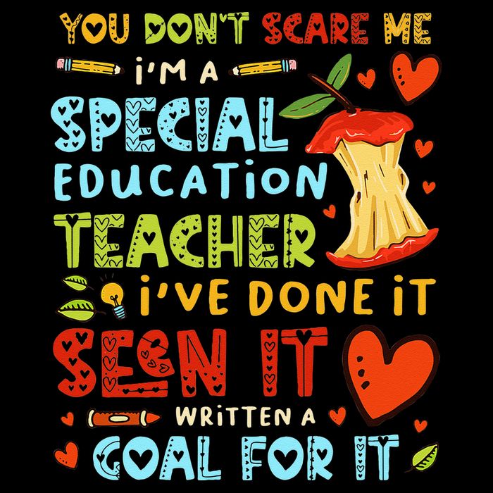 You Don't Scare Me I'm A Special Education Teacher Cooling Performance Crew T-Shirt