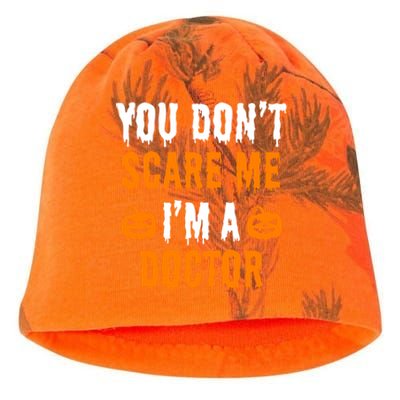 You Don't Scare Me I'm A Doctor Funny Halloween Costume Idea Gift Kati - Camo Knit Beanie