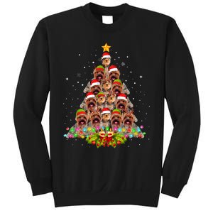 Yorkie Dogs Tree Christmas Sweater Xmas Pet Animal Dog Lover Sweatshirt