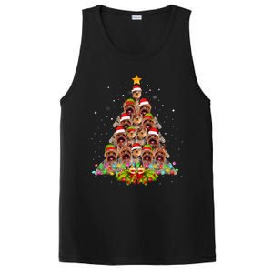 Yorkie Dogs Tree Christmas Sweater Xmas Pet Animal Dog Lover PosiCharge Competitor Tank