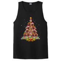 Yorkie Dogs Tree Christmas Sweater Xmas Pet Animal Dog Lover PosiCharge Competitor Tank