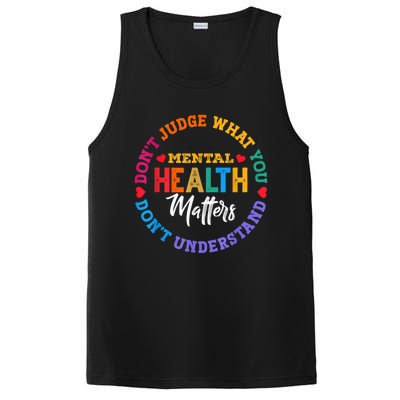 You Don't Understand Mental Health Awareness Green Ribbon PosiCharge Competitor Tank