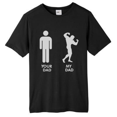 Your Dad Vs. My Dad Father Day - Gym Tall Fusion ChromaSoft Performance T-Shirt