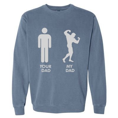 Your Dad Vs. My Dad Father Day - Gym Garment-Dyed Sweatshirt