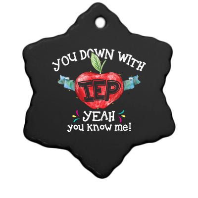 You Down With Iep Yeah You Know Me Special Education Teacher Gift Ceramic Star Ornament