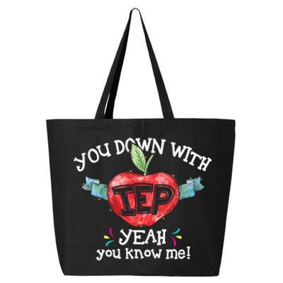 You Down With Iep Yeah You Know Me Special Education Teacher Gift 25L Jumbo Tote