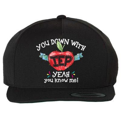 You Down With Iep Yeah You Know Me Special Education Teacher Gift Wool Snapback Cap