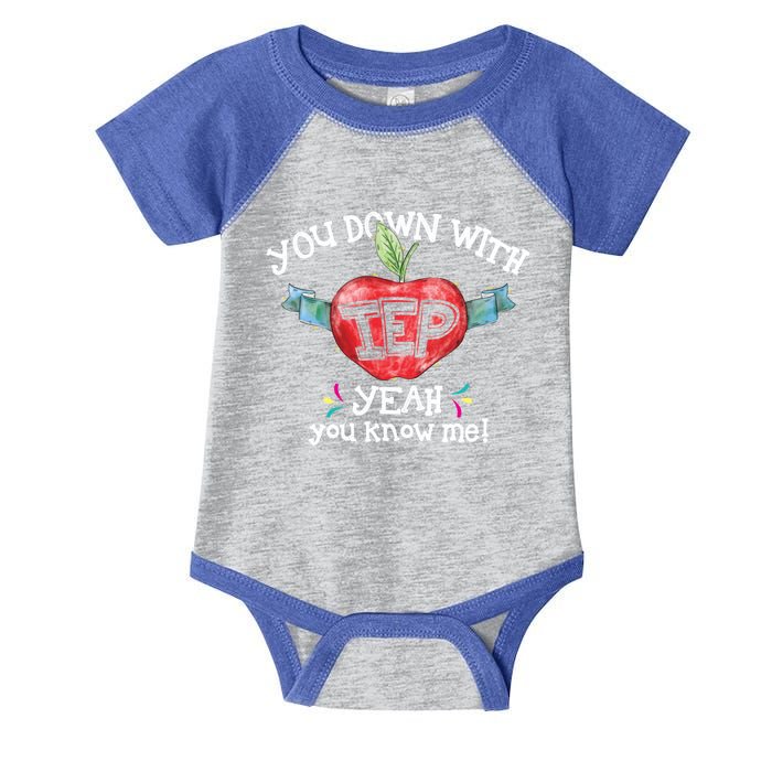 You Down With Iep Yeah You Know Me Special Education Teacher Gift Infant Baby Jersey Bodysuit