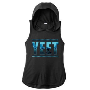 Yeet Design Ladies PosiCharge Tri-Blend Wicking Draft Hoodie Tank