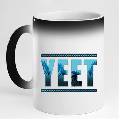 Yeet Design 11oz Black Color Changing Mug