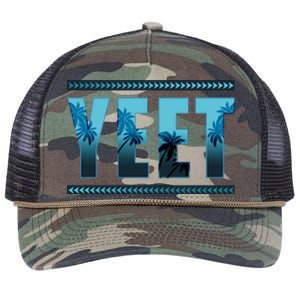 Yeet Design Retro Rope Trucker Hat Cap