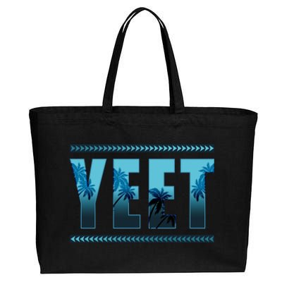 Yeet Design Cotton Canvas Jumbo Tote