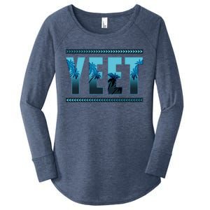 Yeet Design Women's Perfect Tri Tunic Long Sleeve Shirt