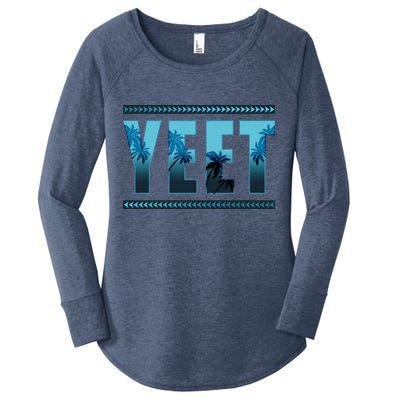Yeet Design Women's Perfect Tri Tunic Long Sleeve Shirt