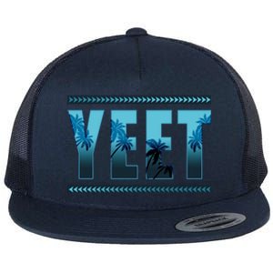 Yeet Design Flat Bill Trucker Hat