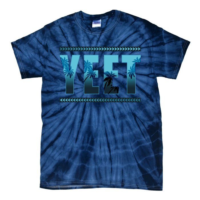 Yeet Design Tie-Dye T-Shirt