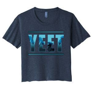 Yeet Design Women's Crop Top Tee