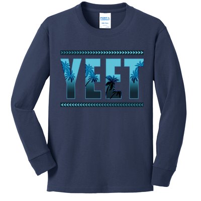 Yeet Design Kids Long Sleeve Shirt