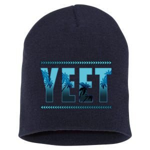 Yeet Design Short Acrylic Beanie